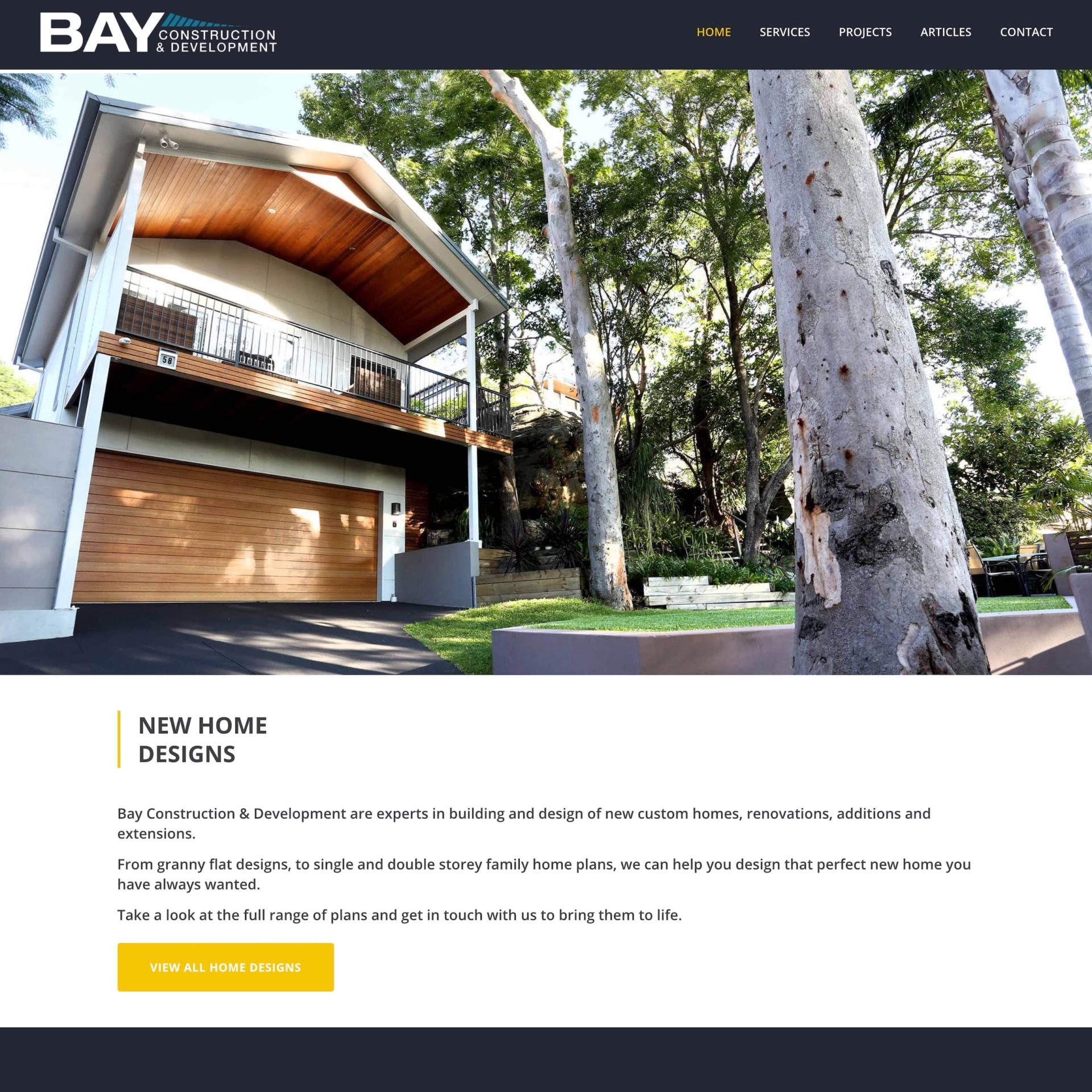 Bay Constructions & Development Website Management - The Buzz Writer