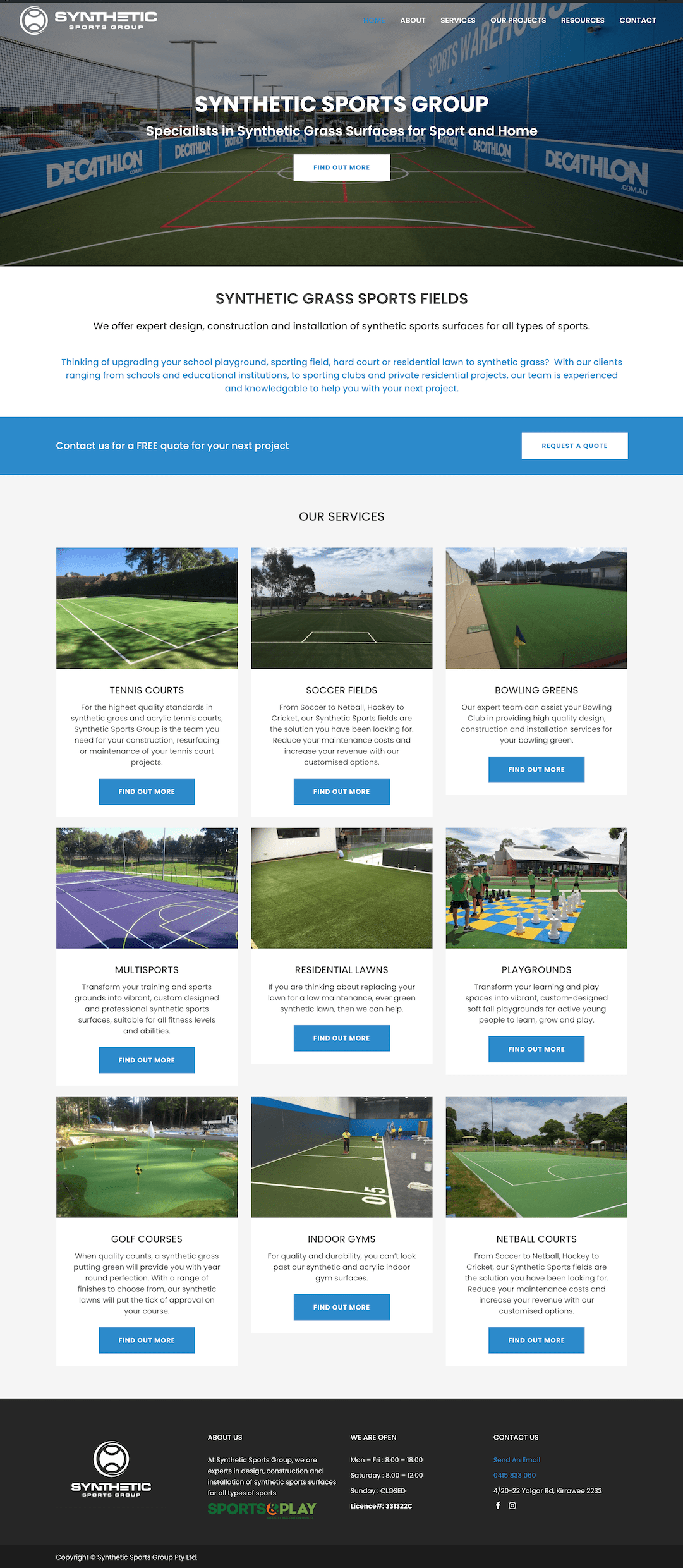 Synthetic Sports Group - Synthetic Grass for Sporting Fields syntheticsportsgroup.com.au